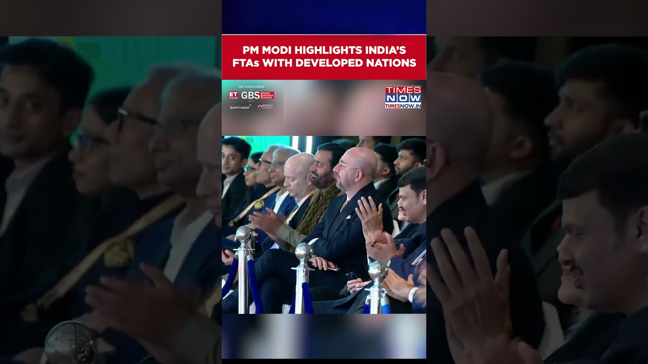 ET Now Global Business Summit: PM Modi Highlights India&rsquo;s Free Trade Agreements| Watch #Shorts