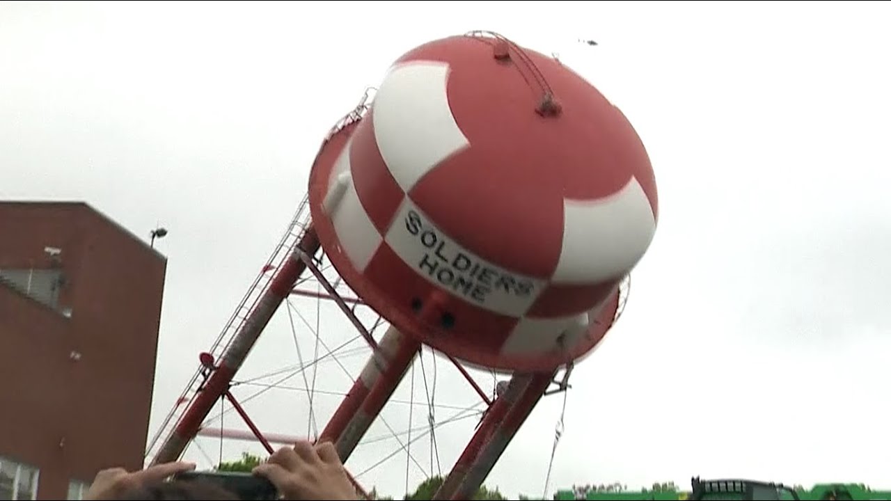 Water tower demolished in Chelsea