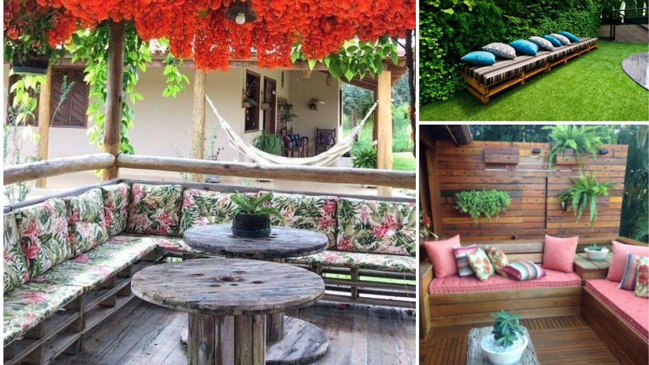IDEIAS PARA UMA BELA DECORAÇÃO DE JARDIM COM ALMOFADAS!