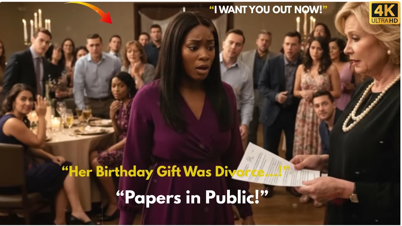 My Mother-in-Law Handed Me Divorce Papers at My Birthday—What I Said Next Stunned Everyone