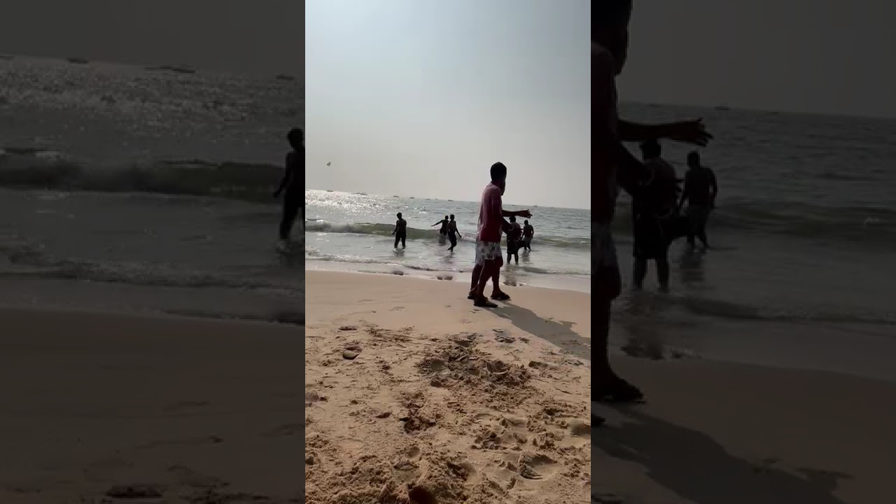Goa.. Calagatta beach.. Sakkth enjoy 🎺🫰✌️😎