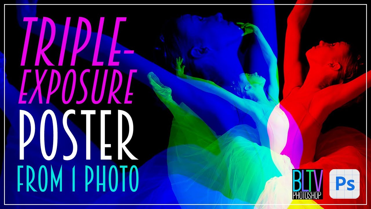 Создайте ФОТОплакат с тройной экспозицией в Photoshop!