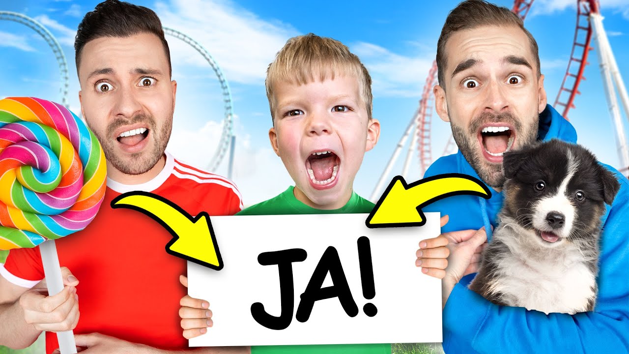 Wie Het Langst 'JA' Zegt Tegen Een 4-Jarige Wint! *Met Rutger*