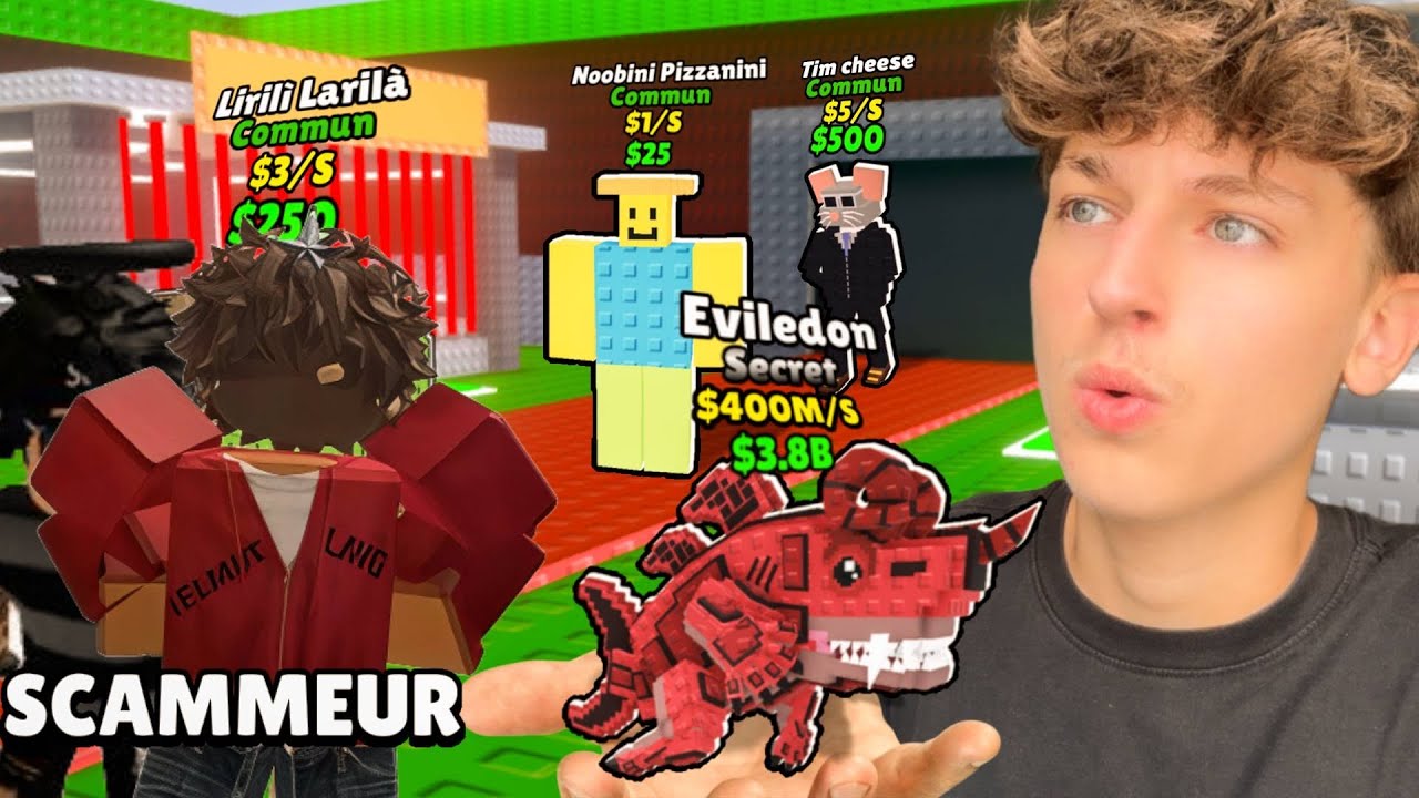 J’AI SCAM 2 SCAMMERS SUR STEAL A BRAINROT