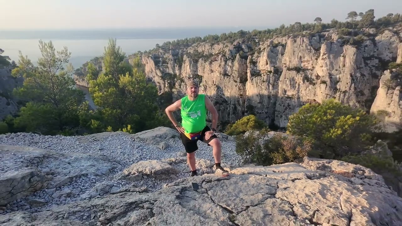Ma sortie trail dans les calanques de Cassis au lever du soleil