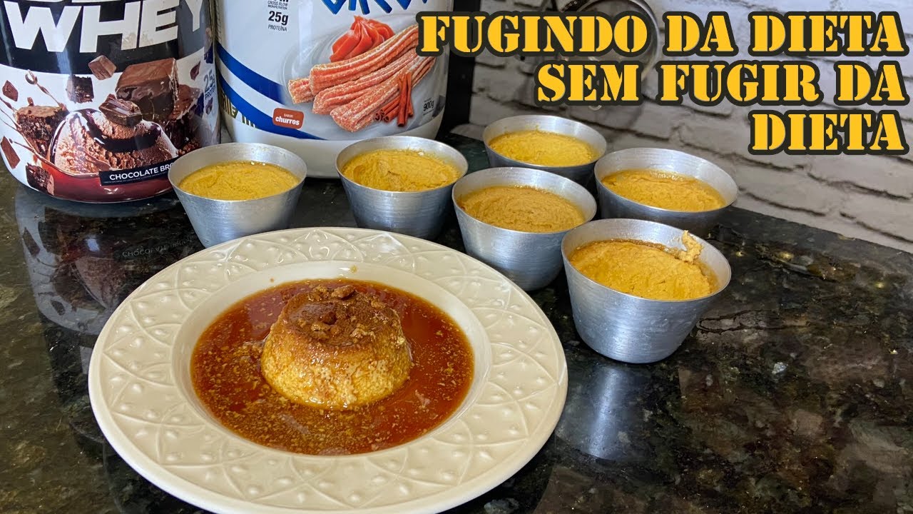 Pudim de Whey | Fit | Comidas Fit by IsaBridi