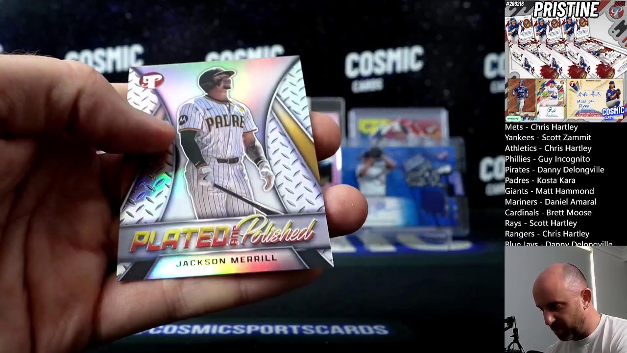 BREAK #260216 2025 TOPPS PRISTINE BASEBALL HOBBY HALF-CASE (3 BOXES)
