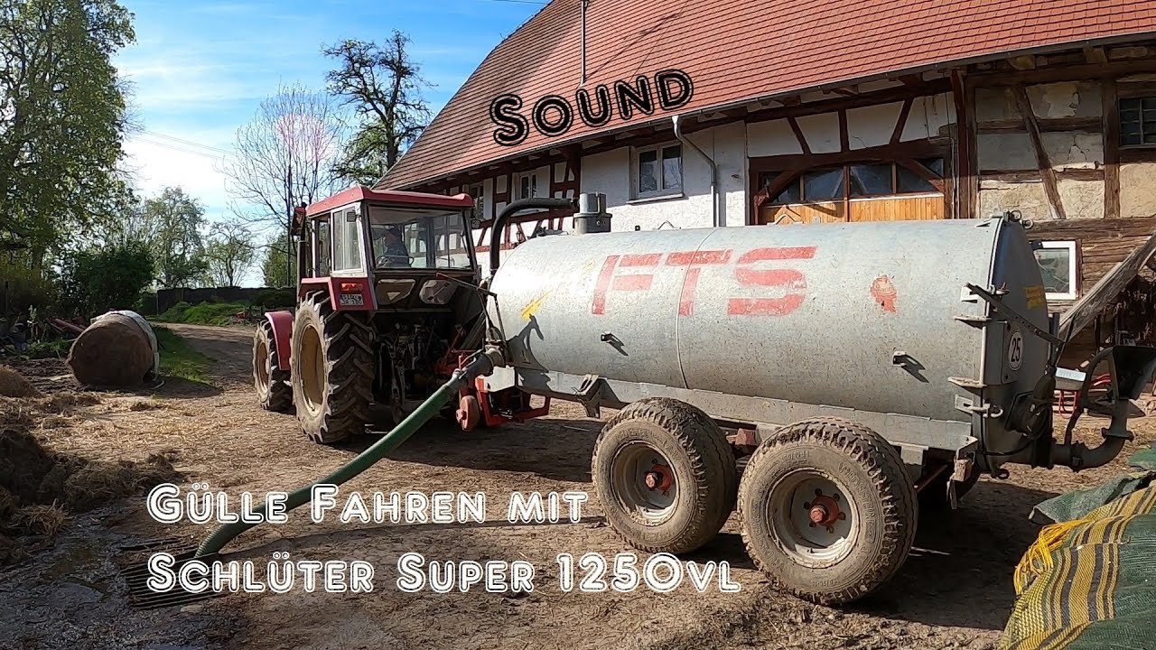 Schlüter Super 1250vl am Gülle Fahren | SOUND