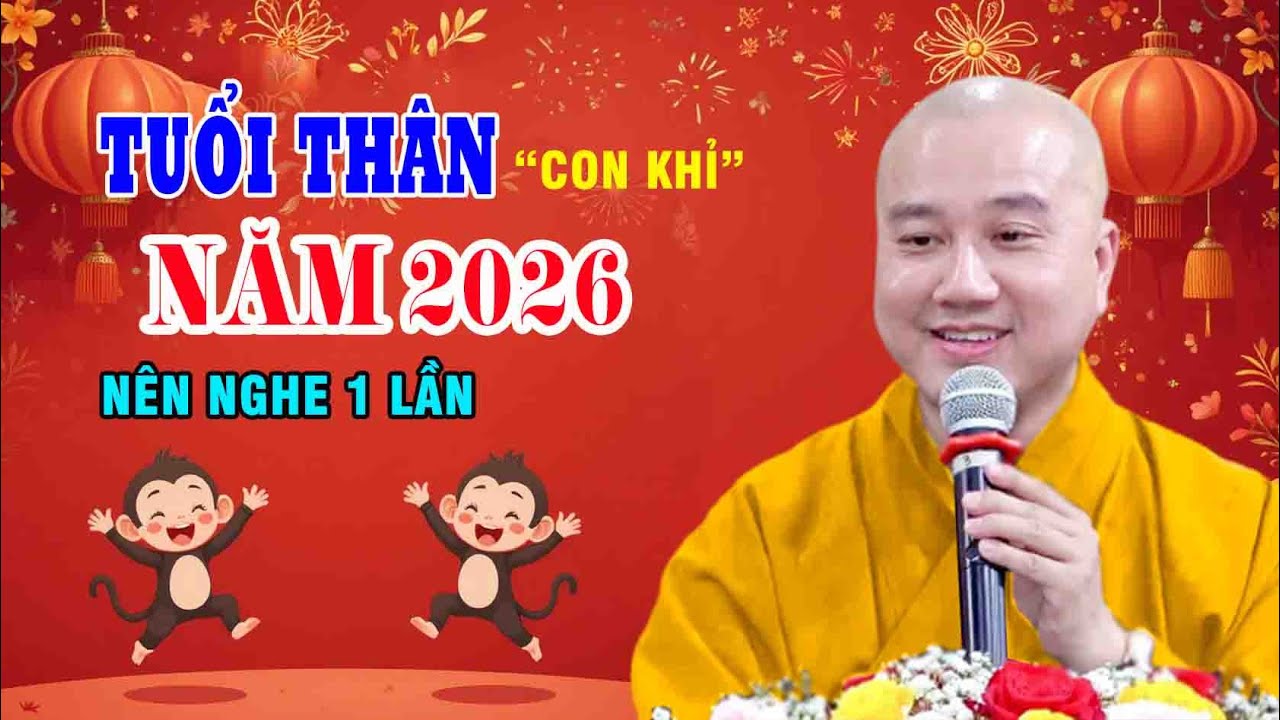 Tuổi thân con khỉ năm 2026 nên nghe 1 lần