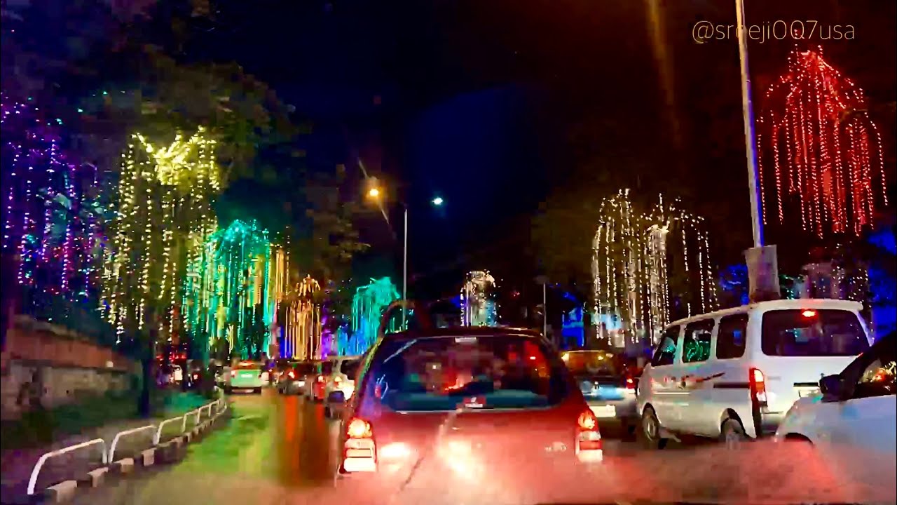 Busy Trivandrum | Night-drive @ 11pm | Awaiting Onam🤩🥳
