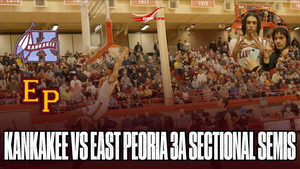 EJ Hazelett & Lincoln Williams Dunk-A-Thon | Kankakee vs East Peoria Full Game Highlights
