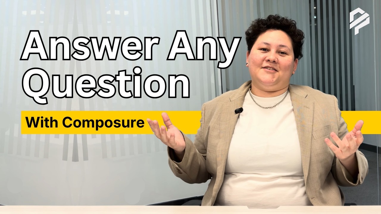 How to Handle Tough Questions with Total Composure