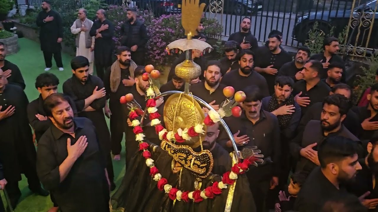 Parcham Kushai 25/6/25, Anjuman E Haideria, Markazi Matami Dasta UK, Salar Bawa Syed Rukhsar Naqvi