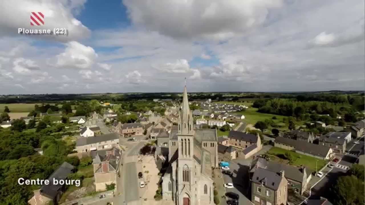 Plouasne vue du ciel
