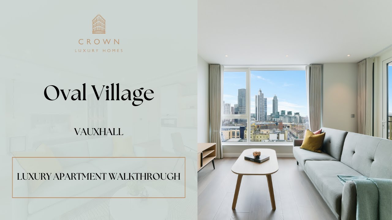 Luxury Apartment Tour - Oval Village | Vauxhall - London