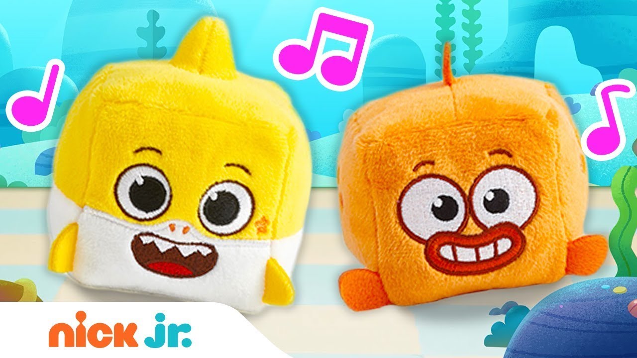 Baby Shark Toy Music Cubes Play Freeze Dance Song! | Preschool Dance Songs | Nick Jr.