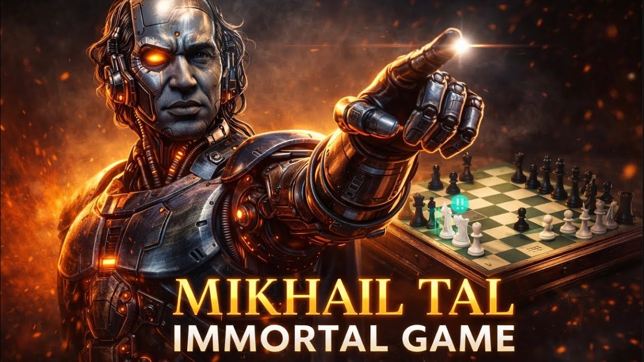 Mikhail Tal immortal game ||| #chess #chessgrandmaster #mikhailtal 
