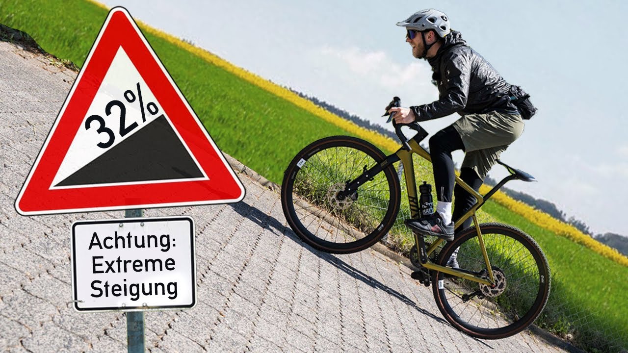 Steilste Straße Deutschlands (32%) mit dem Fahrrad