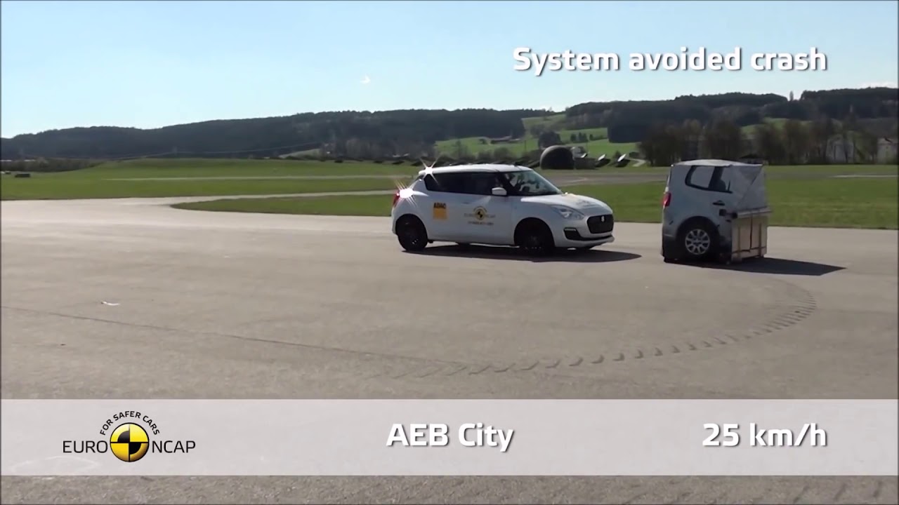 Front offset Deformable Barrier Test-64 km/h