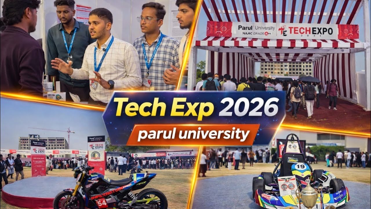 TECH EXPO 2026 🤯 || Parul University || Parul University vlog || @ParulUniversity @Arbazvlog5 