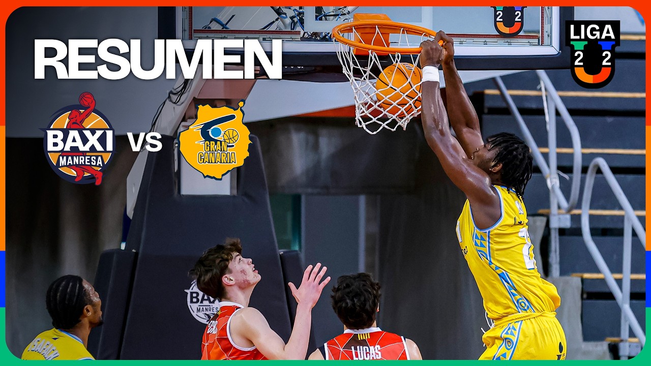 BAXI Manresa - Gran Canaria RESUMEN U22 | Liga U 2025-26 Jornada 8 Fase 2