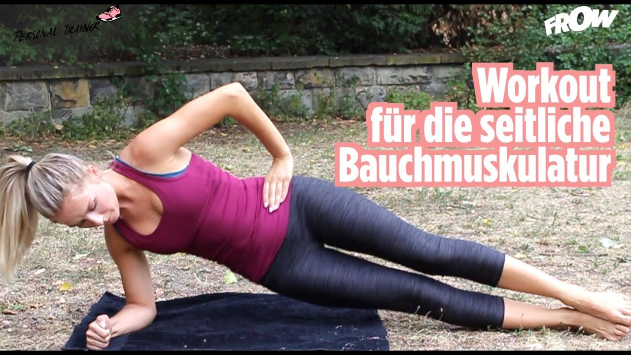 Workout für die seitlichen Bauchmuskeln
