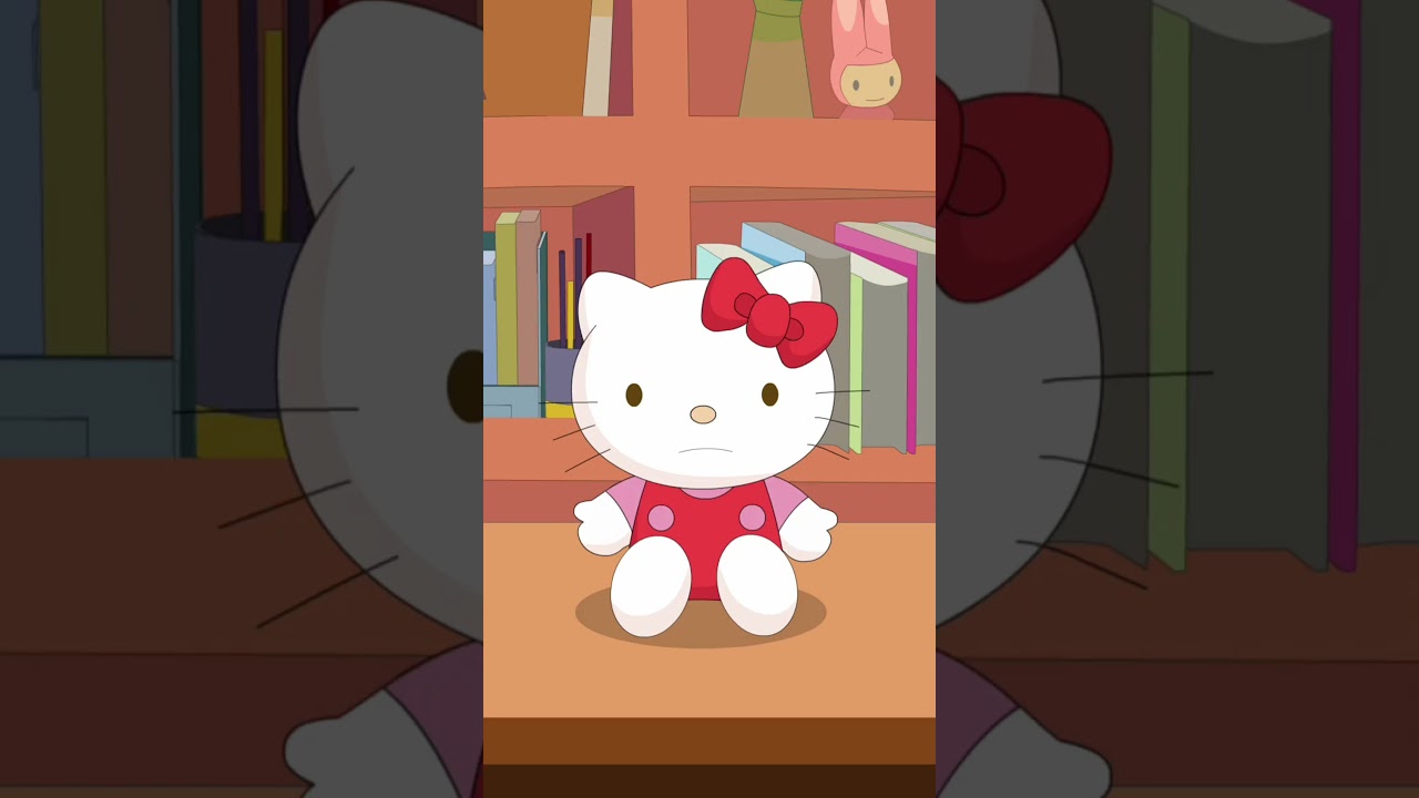 Hello Kitty's mouth Why does Hello Kitty have no mouth?#originalAnimation #二dimensional