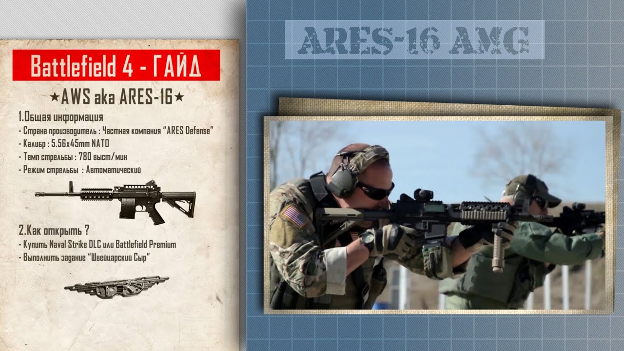 Battlefield 4 ГАЙД: AWS