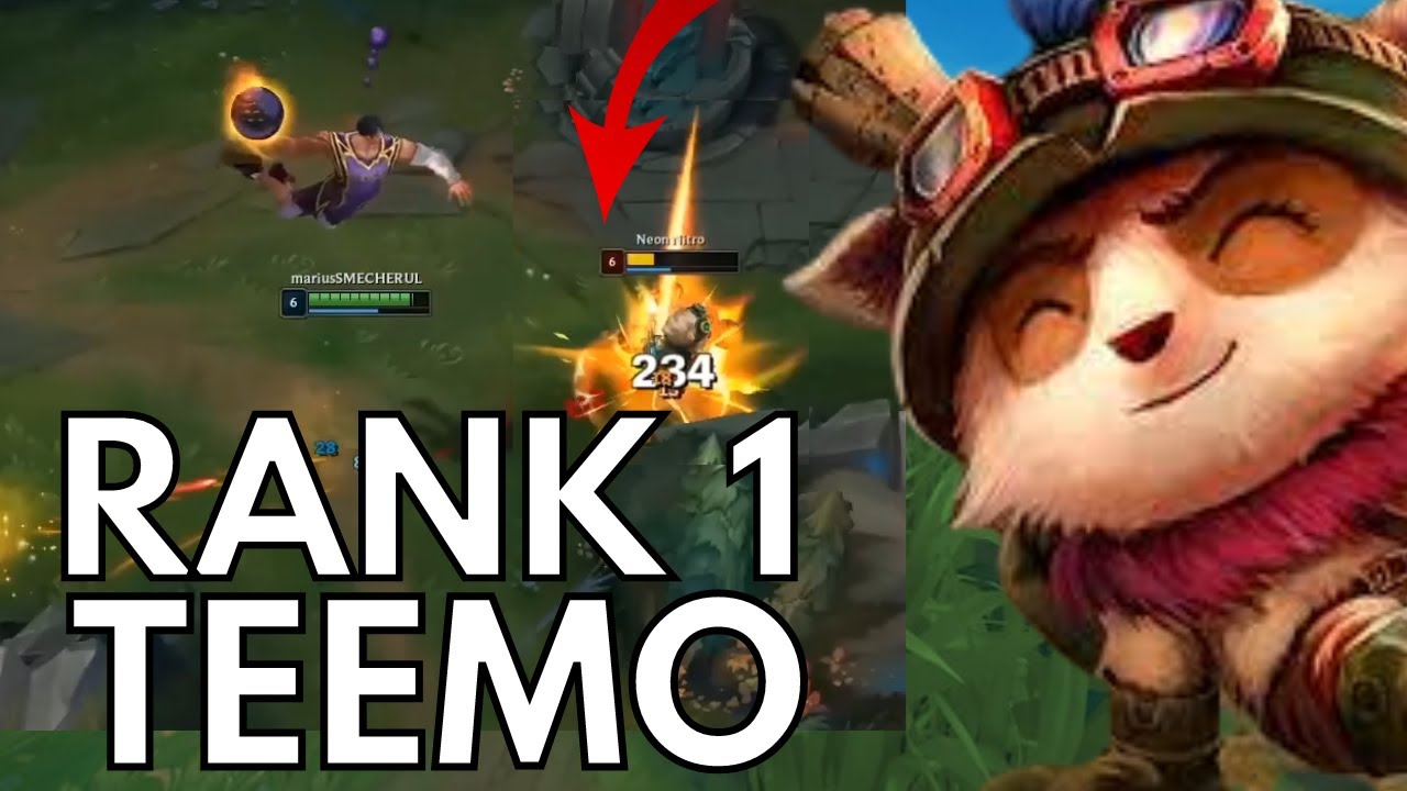 RANK 1 TEEMO STOMPAT LA RANKED