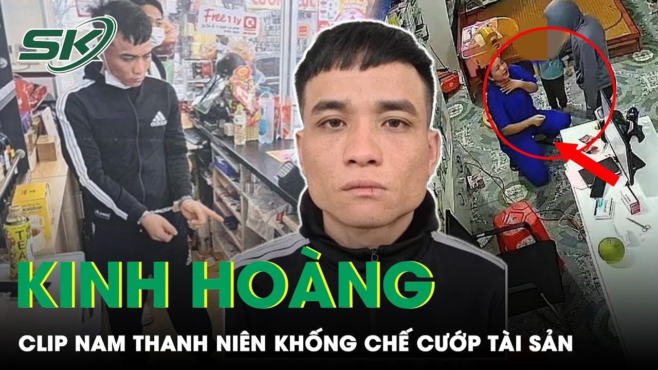Clip Nam Thanh Niên Mặc Áo Chống Nắng Dùng Hung Khí Khống Chế Chủ Tiệm Thuốc Cướp Tiền