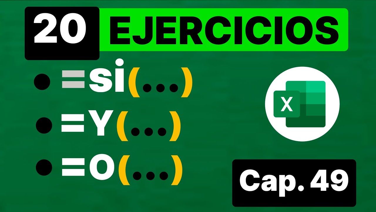 Función SI, Y y O en Excel | Ejemplos Prácticos y Casos Reales