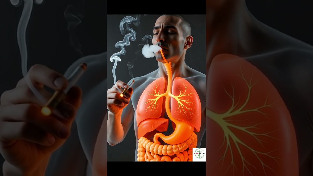 What Happens Inside Your Body When You Smoke a Cigarette? | 3D Human Anatomy Animation