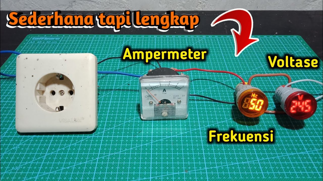 Tukang sound harus punya alat ini!!!, Merakit panel listrik 1 phase sederhana