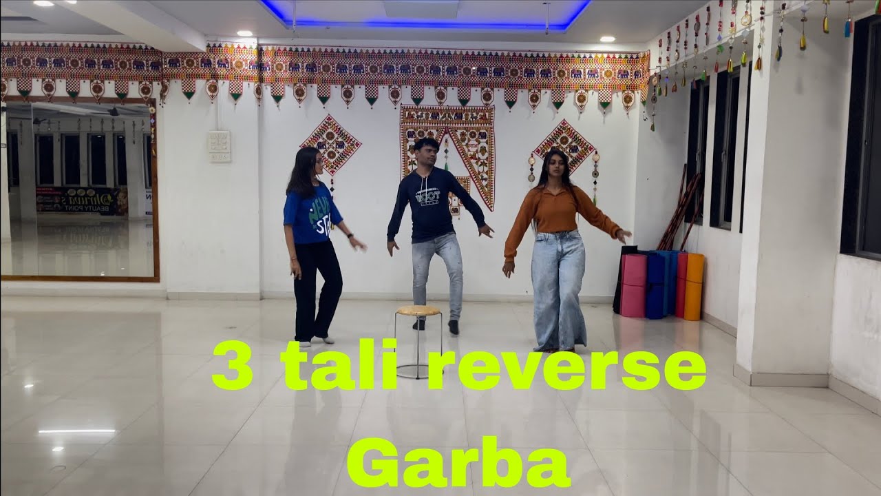 🕺3 Tali Reverse Garba || 3 તાળી રિવર્સ ગરબા 💃 # #onlinegarba #garbalife #navratrivibes