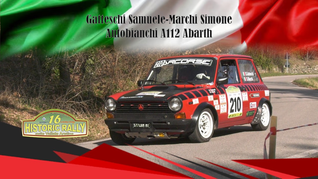 16. Historic Rally delle Vallate Aretine 2025 || Gatteschi-Marchi | Autobianchi A112 Abarth
