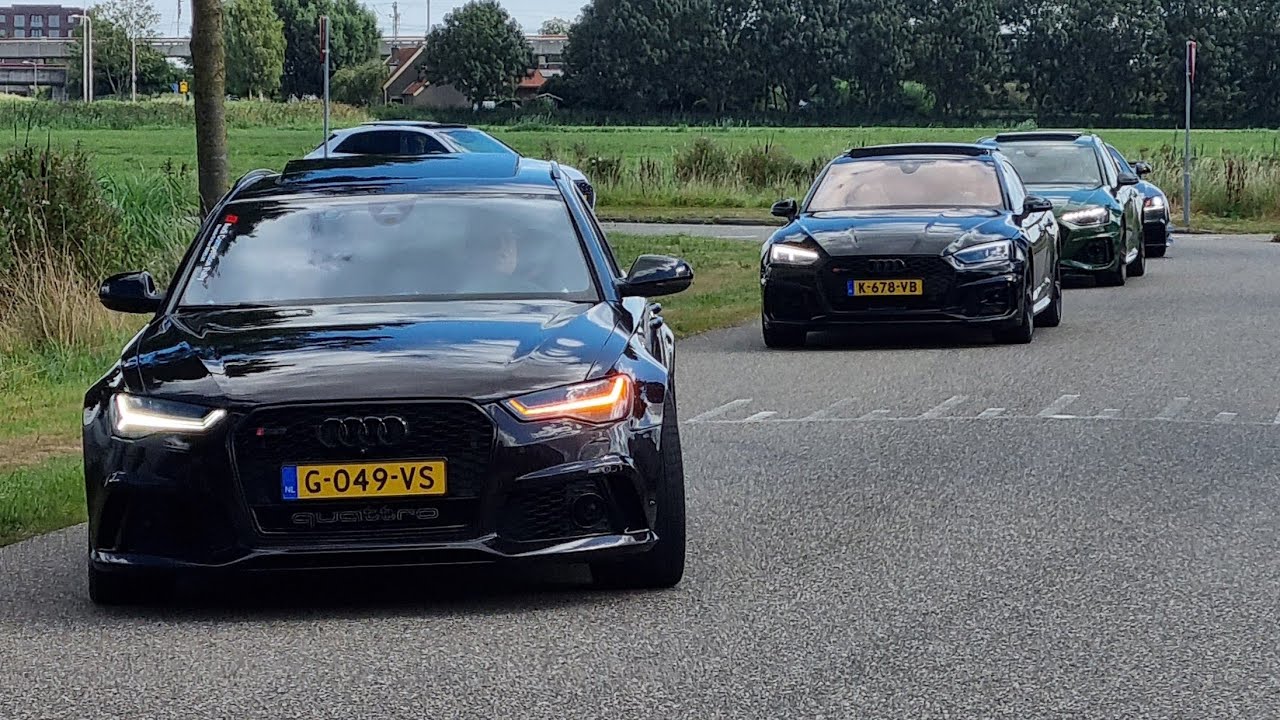 90+ Modified Audi RS Cars Accelerating! R8 ABT, RS7 C8, 500HP+ RS3 , RS4-R ABT, RS5, RSQ8, RS6 C7...