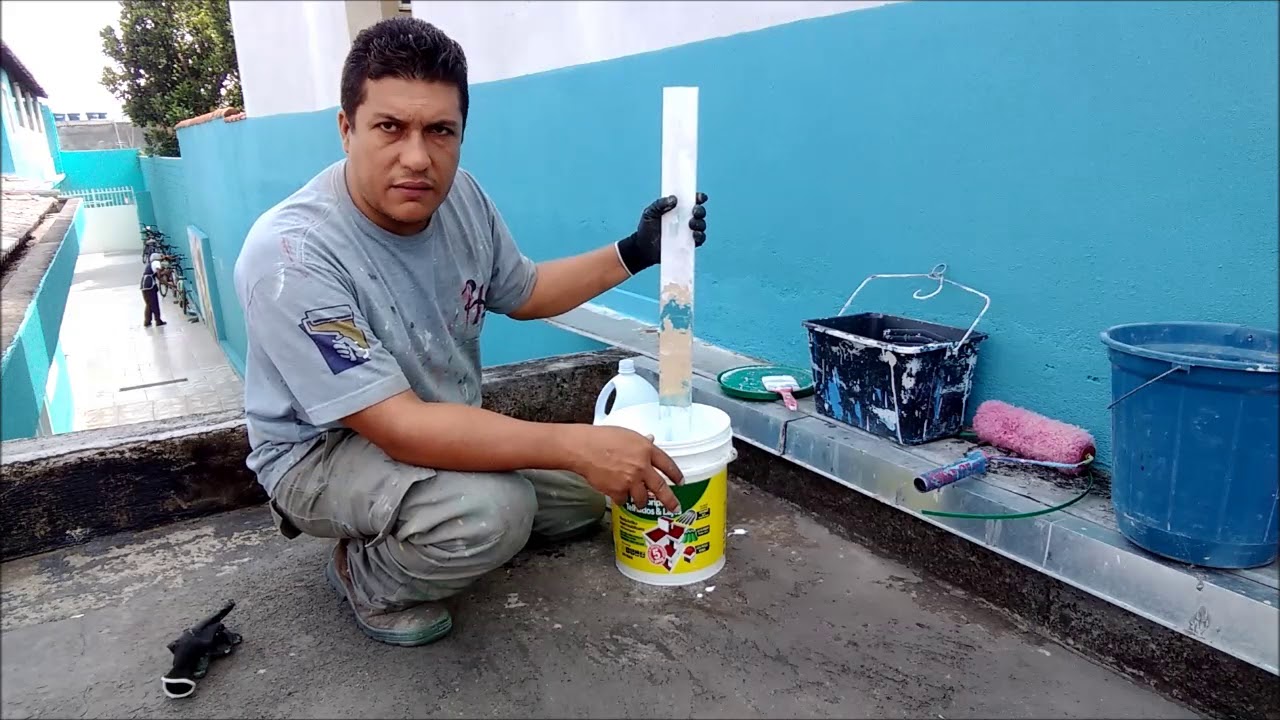 IMPERMEABILIZAÇÃO  EM LAJE COM MANTA LIQUIDA