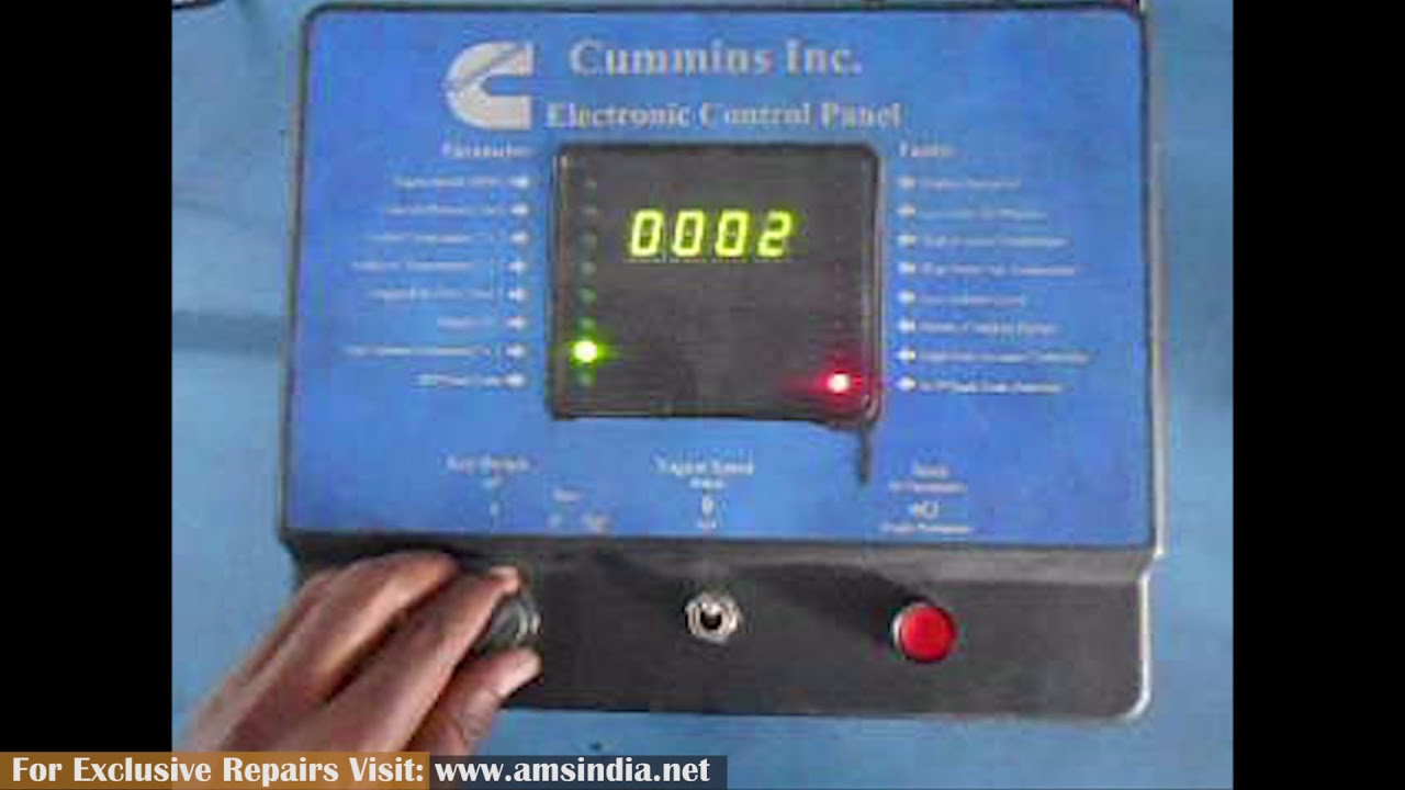 Repair of Cummins Inc ECPG Electronic Control Pannel 4083935 | Advanced Micro Services Pvt. Ltd.
