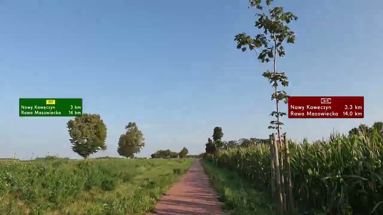 [65] Skierniewice - Nowy Kawęczyn - Stara Rawa — 4K 60FPS