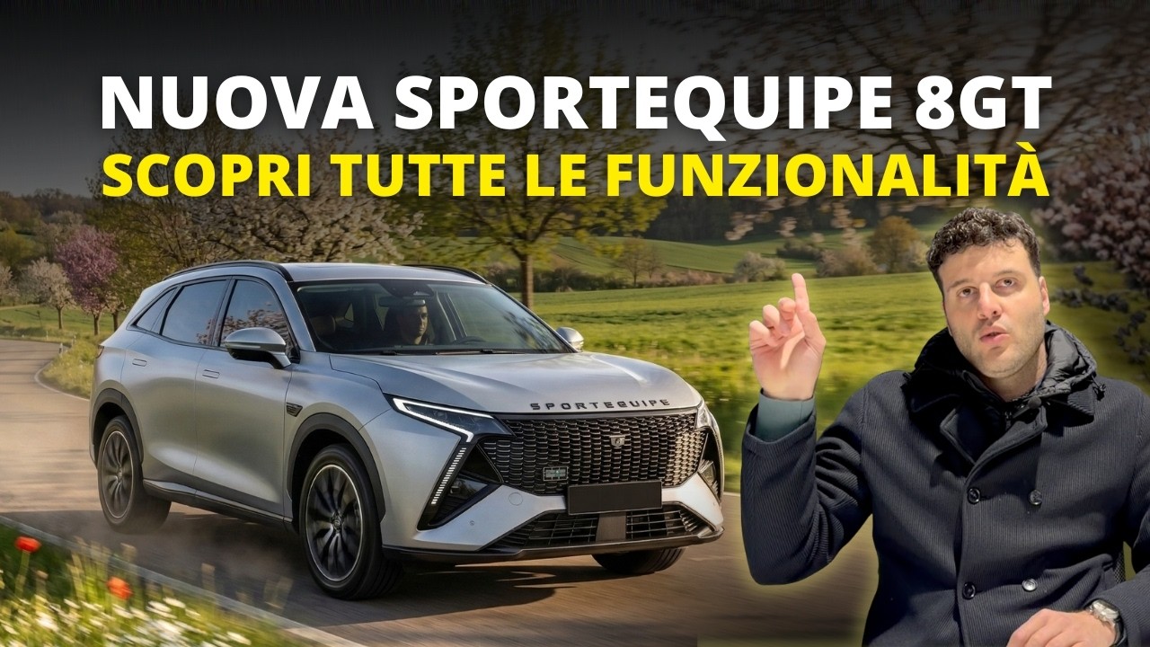 Sportequipe 8 GT: guida completa alle tutte le funzionalit&agrave; | Concessionaria Bonoldi