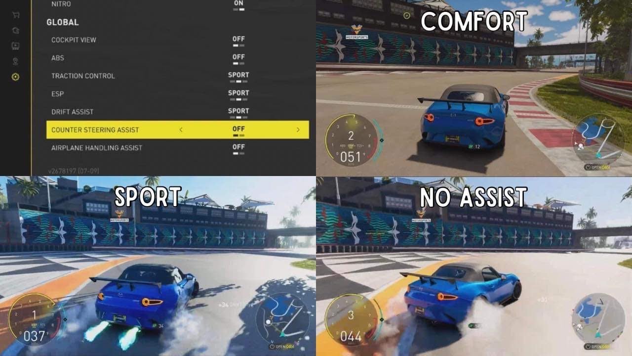 The Crew MOTORFEST &mdash; Разбор настроек помощи при управлении &mdash; Рекомендации (контроллер)