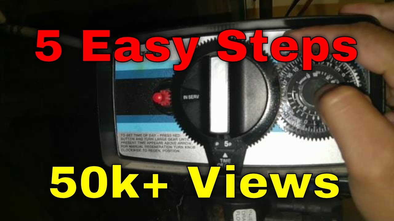 How to reset Water softner meter Culligen.