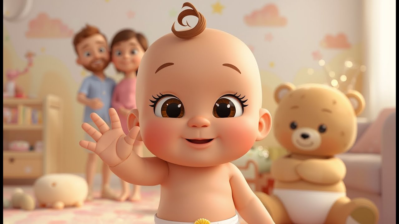 🎵 Baby Boo’s Happy Day | Cute Baby Rhyme for Kids | Nursery Songs for Toddlers