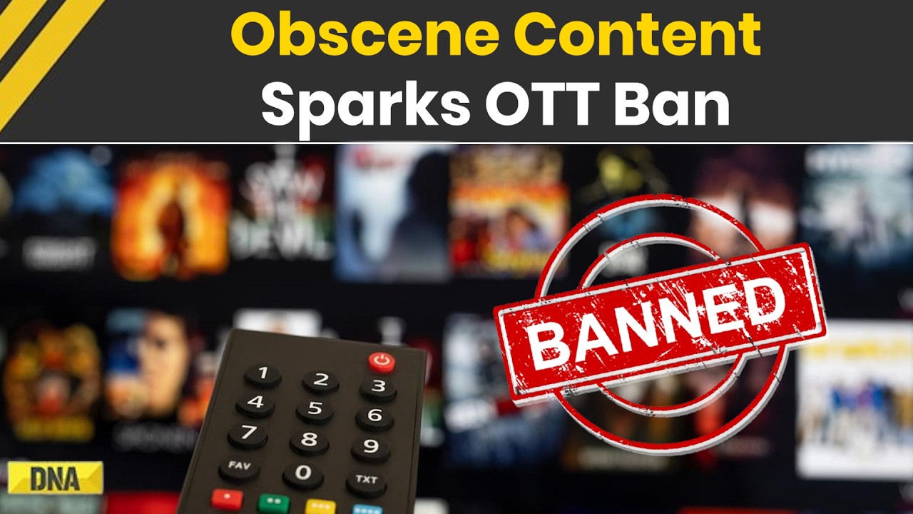 Big OTT Crackdown Government Bans Five Platforms For Obscene Shows | Latest News