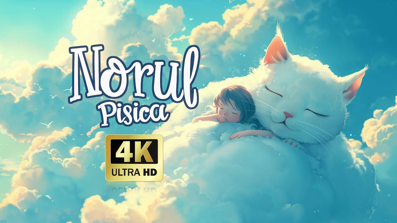 Visul Dulce pe Norul Pisică ★ Muzică relaxantă pentru somnul copiilor