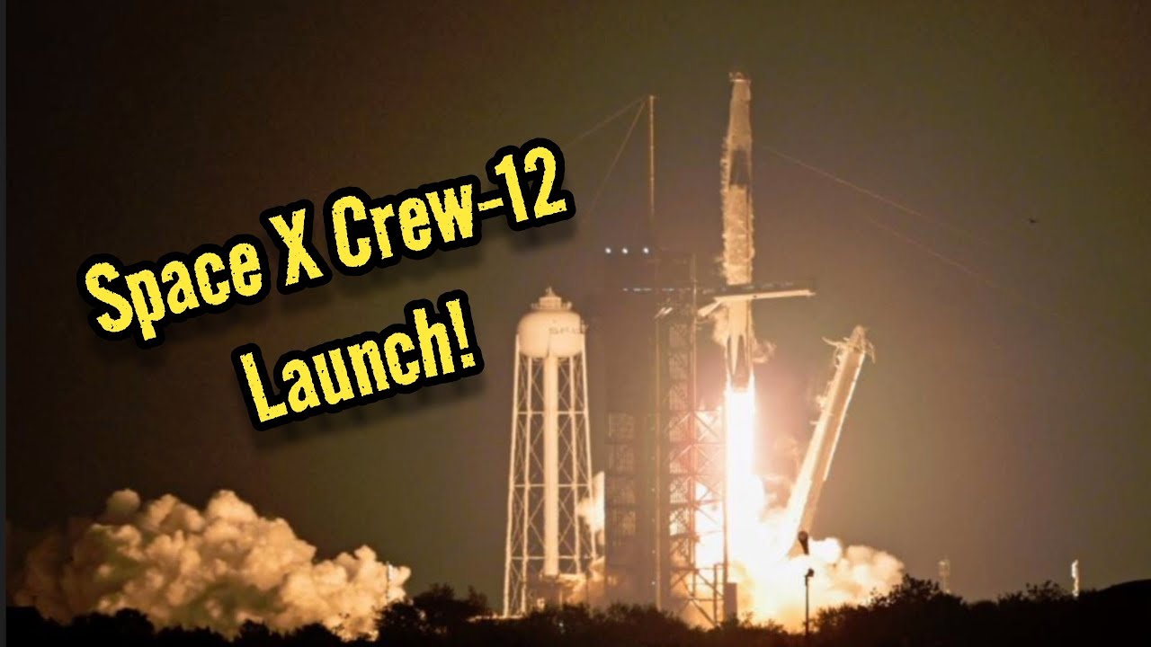 Space X Crew-12 viewed from Jekyll Island Georgia.