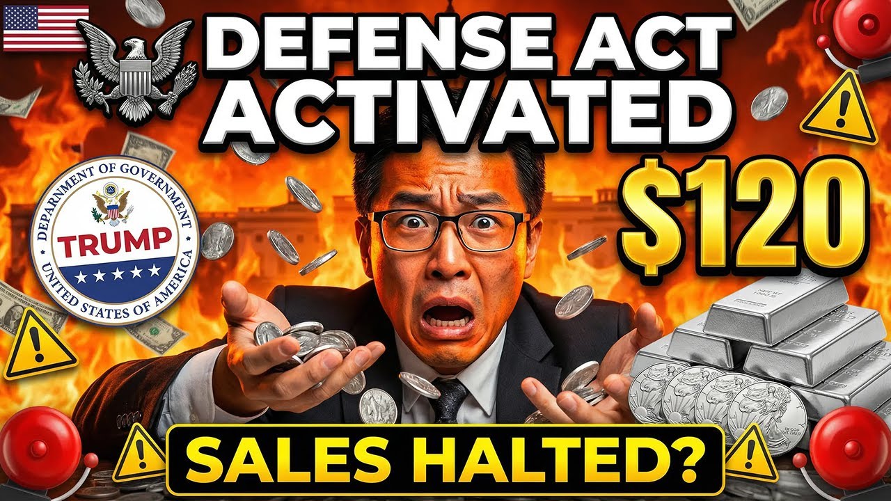 TRUMP INVOKES DEFENSE ACT: Silver $120! (SALES HALTED?)