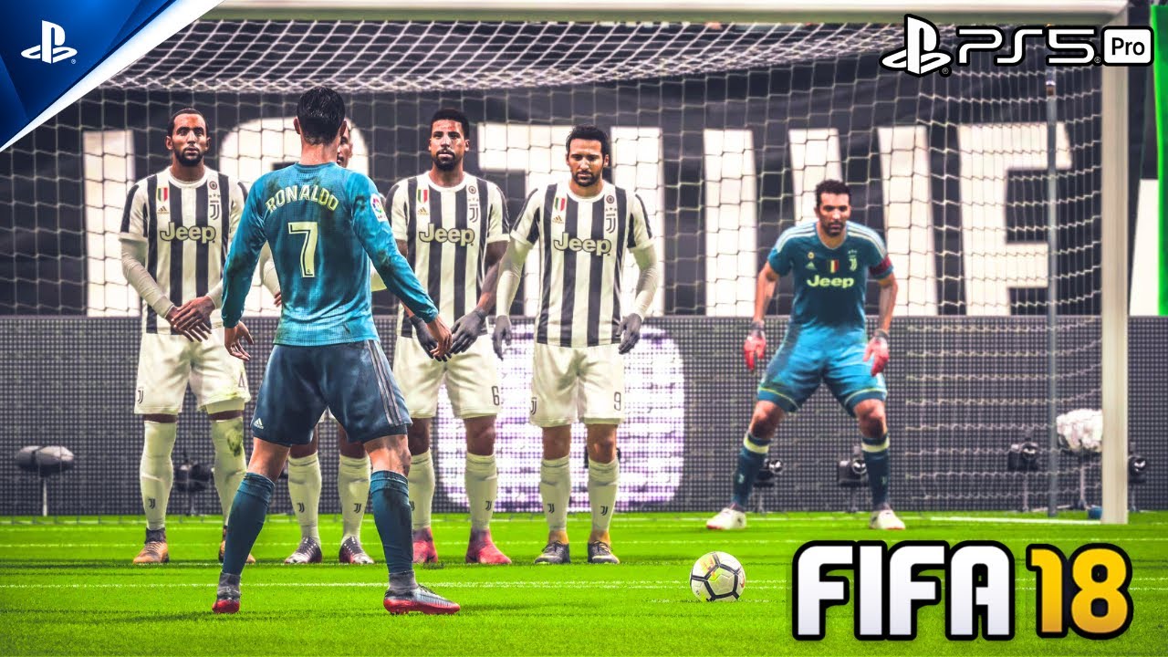 FIFA 18 - Real Madrid vs Juventus | PS5 Pro Gameplay [4K]