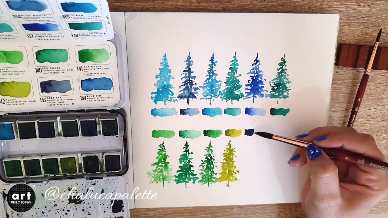 Currents - Watercolor Confections Series by Art Philosophy Co