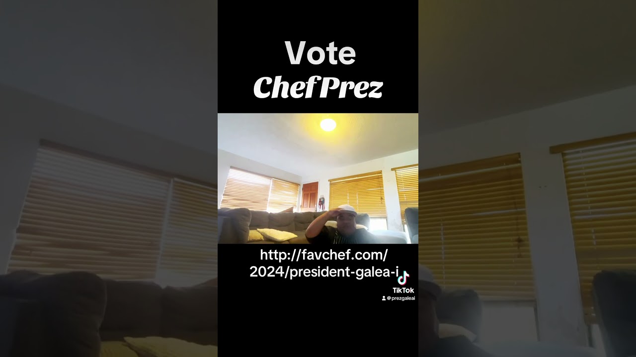 Win or Learn we still gonna Burn! Vote Vote for Chef Prez  